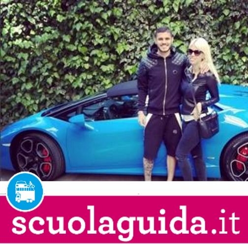Mauro Icardi regala alla sua Wanda Nara una nuova Lamborghini nera e azzurra!