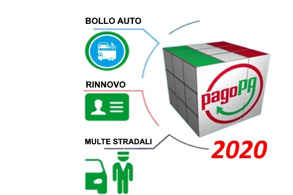 Dal 1° Gennaio 2020 il bollo si pagherà solo con PAGOPA!