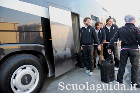 Ultra gomme invernali per il bus della Juventus!