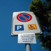 Non è punibile chi occupa il posto riservato agli invalidi!
