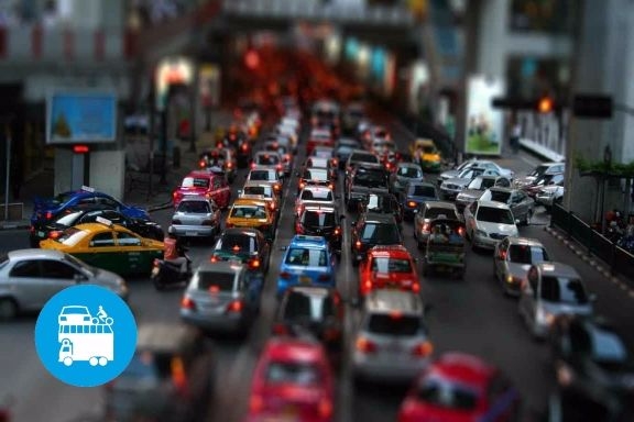 In aumento la velocità media delle auto private in città!