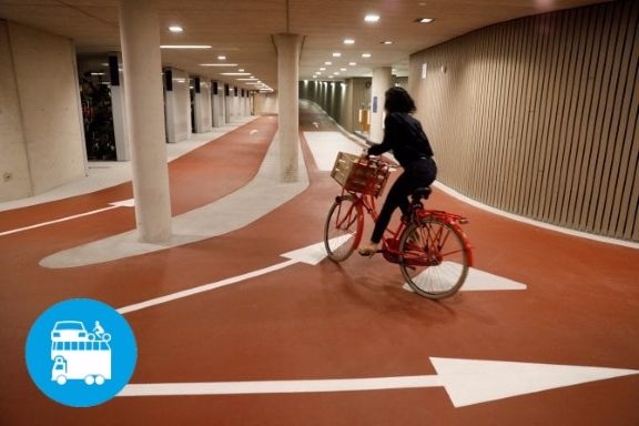 Il parcheggio coperto per bici più grande del mondo!