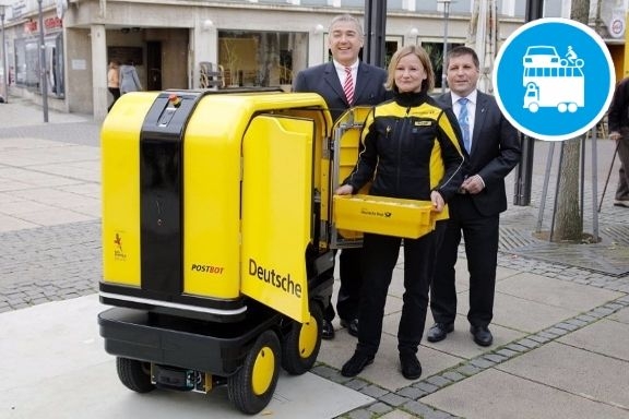 In Germania il primo postino robot che ti consegna il pacco!