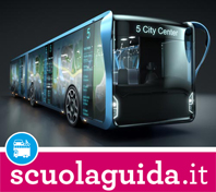 Gli autobus del futuro con maxi pannelli oled trasparenti!