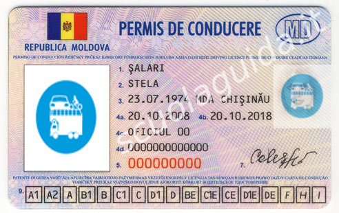 conversione patente di guida Moldavia, Moldova